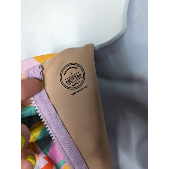 Mott 50 Michaela Sleeveless One Piece Swimsuit Brushed Flora Size S NWT - Picture 5 of 12